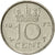 Netherlands, Juliana, 10 Cents, 1973, EF(40-45), Nickel, KM:182