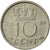 Moneta, Paesi Bassi, Juliana, 10 Cents, 1959, BB+, Nichel, KM:182