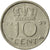 Moneta, Paesi Bassi, Juliana, 10 Cents, 1959, BB+, Nichel, KM:182