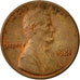 Moneta, USA, Lincoln Cent, Cent, 1981, U.S. Mint, Philadelphia, VF(20-25)