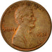 United States, Lincoln Cent, Cent, 1981, U.S. Mint, Philadelphia, VF(20-25)