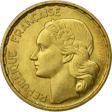 France, Guiraud, 20 Francs, 1950, Paris, SUP, Aluminum-Bronze, KM:916.1