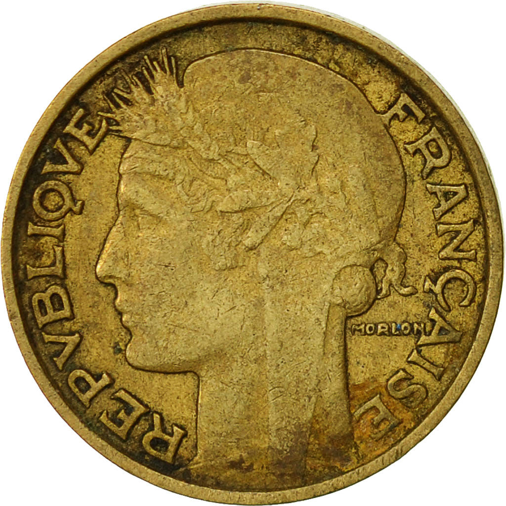 France, Morlon, 50 Centimes, 1932, Paris, VF(20-25), Aluminum-Bronze, KM:894.1