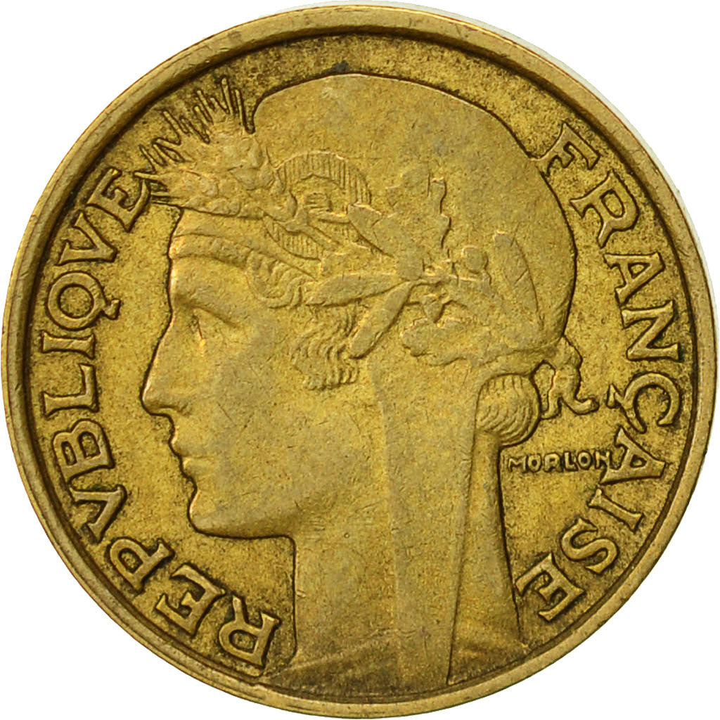 France, Morlon, 50 Centimes, 1932, Paris, VF(30-35), Aluminum-Bronze, KM:894.1
