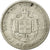 Moneda, Grecia, George I, Drachma, 1873, Paris, BC+, Plata, KM:38