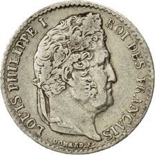 France, Louis-Philippe, 1/4 Franc, 1840, Rouen, TTB, Argent, KM:740.2