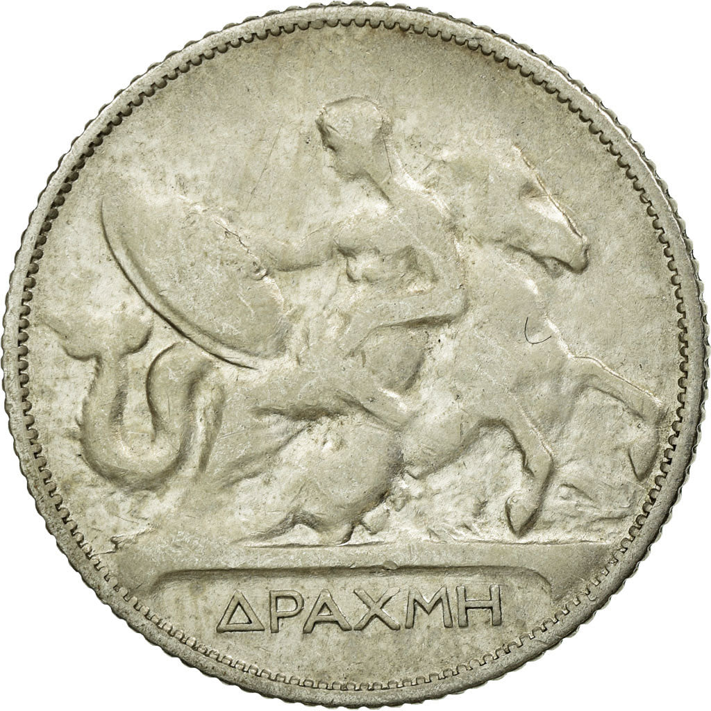 Coin, Greece, George I, Drachma, 1910, VF(30-35), Silver, KM:60