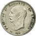 Moneda, Grecia, George I, Drachma, 1910, MBC+, Plata, KM:60