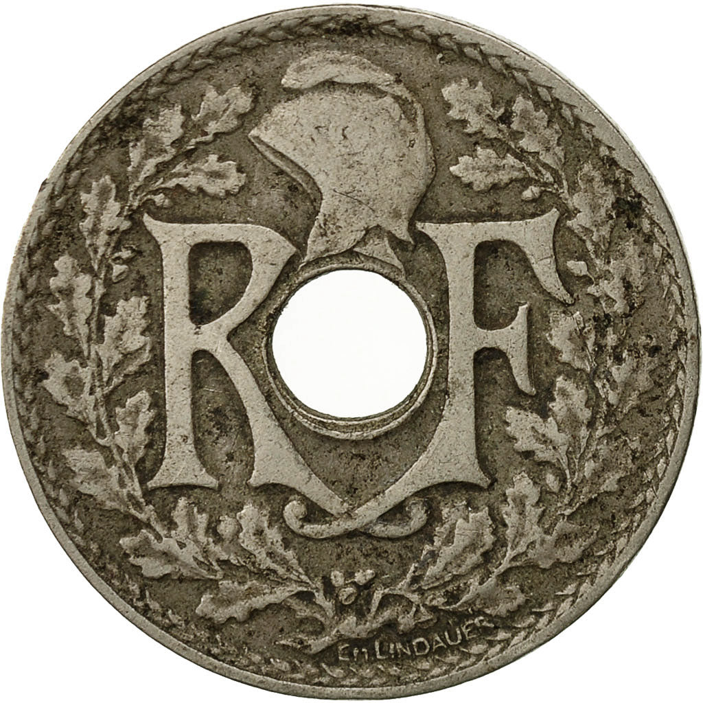 France, Lindauer, 25 Centimes, 1924, TB+, Copper-nickel, KM:867a, Gadoury:380