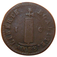 Haiti, 1 Centime, 1831, KM #21, VF(20-25), Copper, 2.60