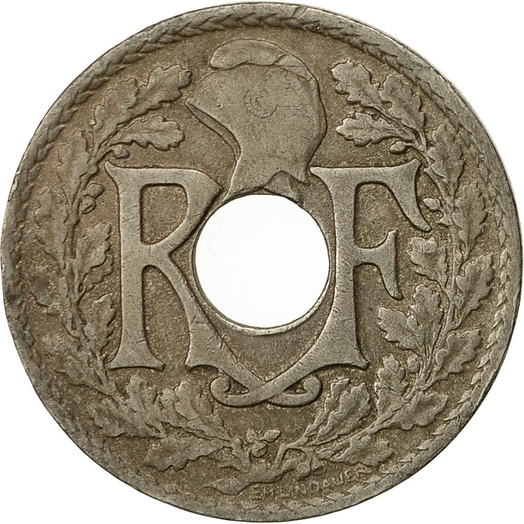 France, Lindauer, 10 Centimes, 1920, Paris, VF(20-25), Copper-nickel, KM:866a