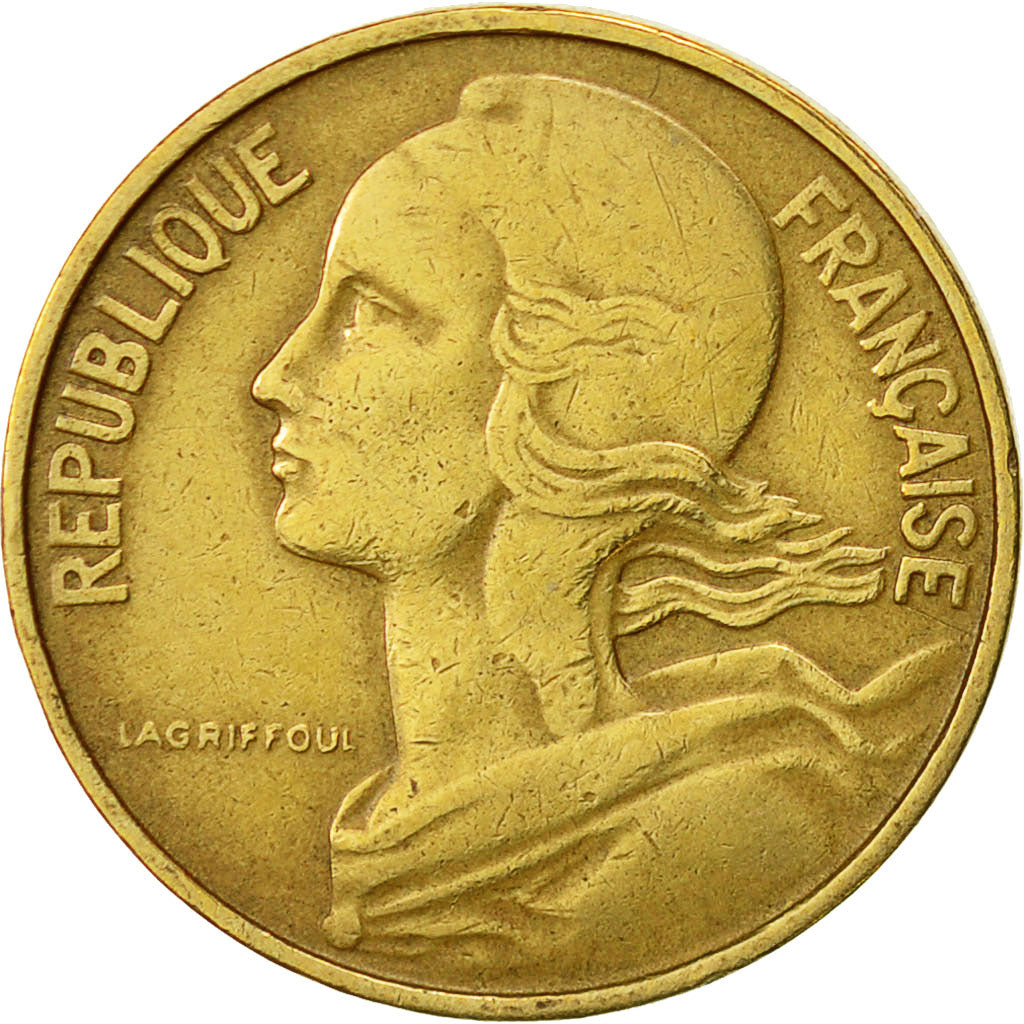 France, Marianne, 10 Centimes, 1962, Paris, VF(30-35), Aluminum-Bronze, KM:929
