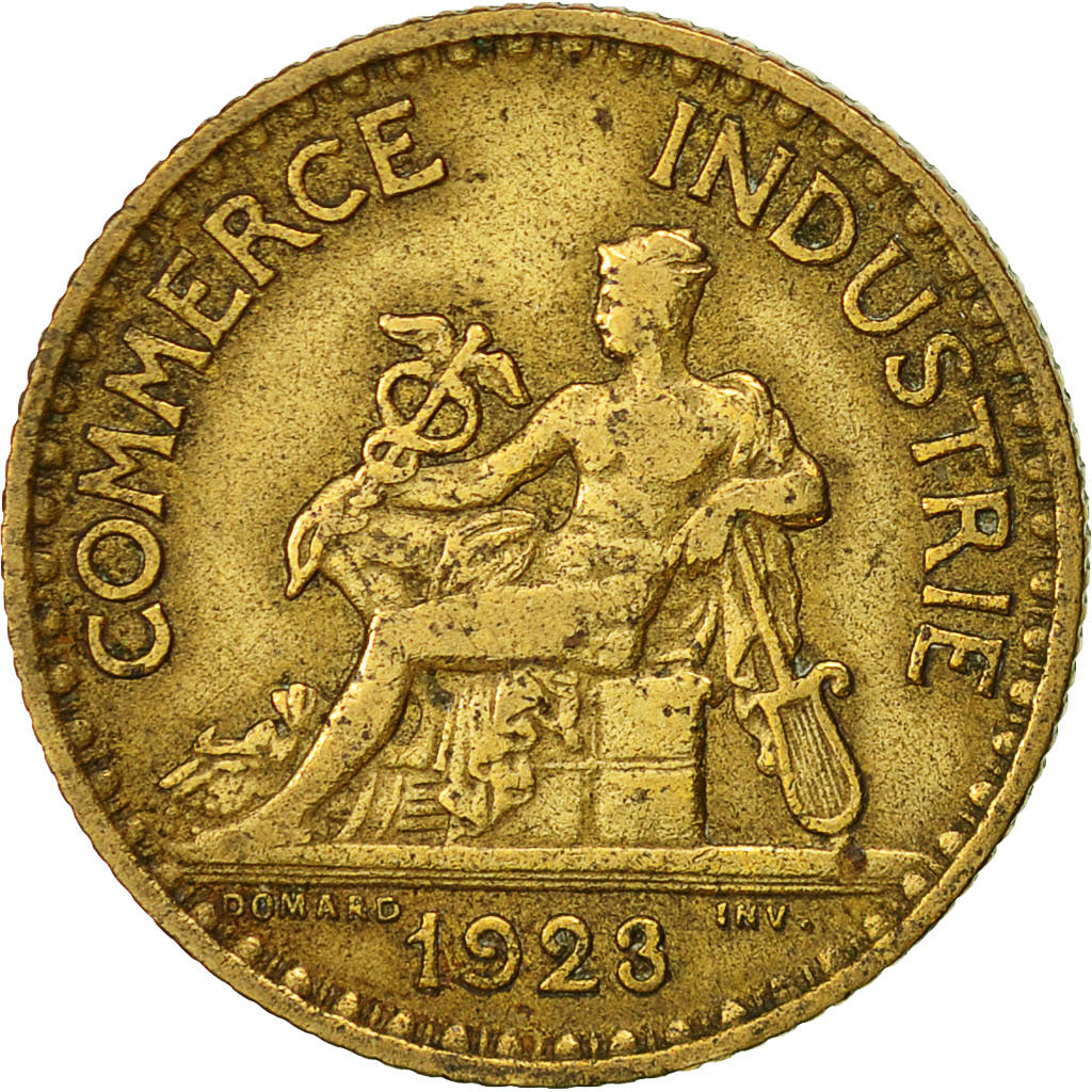 Coin, France, Chambre de commerce, Franc, 1923, Paris, VF(30-35)