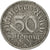 Deutschland, Weimarer Republik, 50 Pfennig, 1921, Stuttgart, SS, Aluminium