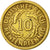 GERMANY, WEIMAR REPUBLIC, 10 Rentenpfennig, 1924, Stuttgart, EF(40-45)