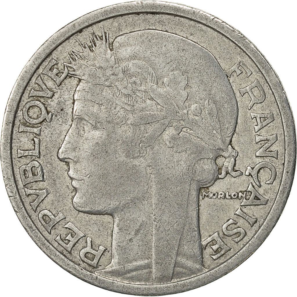 France, Morlon, 2 Francs, 1946, Beaumont - Le Roger, TTB, Aluminium, KM:886a.2
