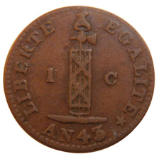 HAITI, Centime, 1846, KM #25.1, EF(40-45), Copper, 21, 2.60
