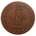 HAITI, Centime, 1846, KM #25.1, EF(40-45), Copper, 21, 2.60