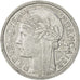 France, Morlon, Franc, 1957, Paris, AU(50-53), Aluminum, KM:885a.1, Gadoury:473b