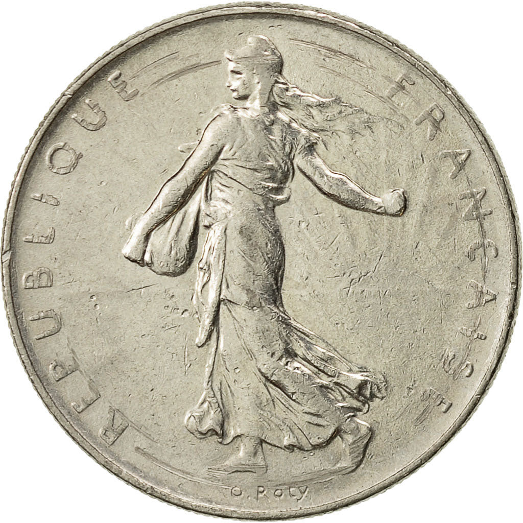 France, Semeuse, Franc, 1972, Paris, TB+, Nickel, KM:925.1, Gadoury:474