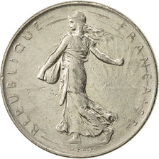 France, Semeuse, Franc, 1972, Paris, TB+, Nickel, KM:925.1, Gadoury:474