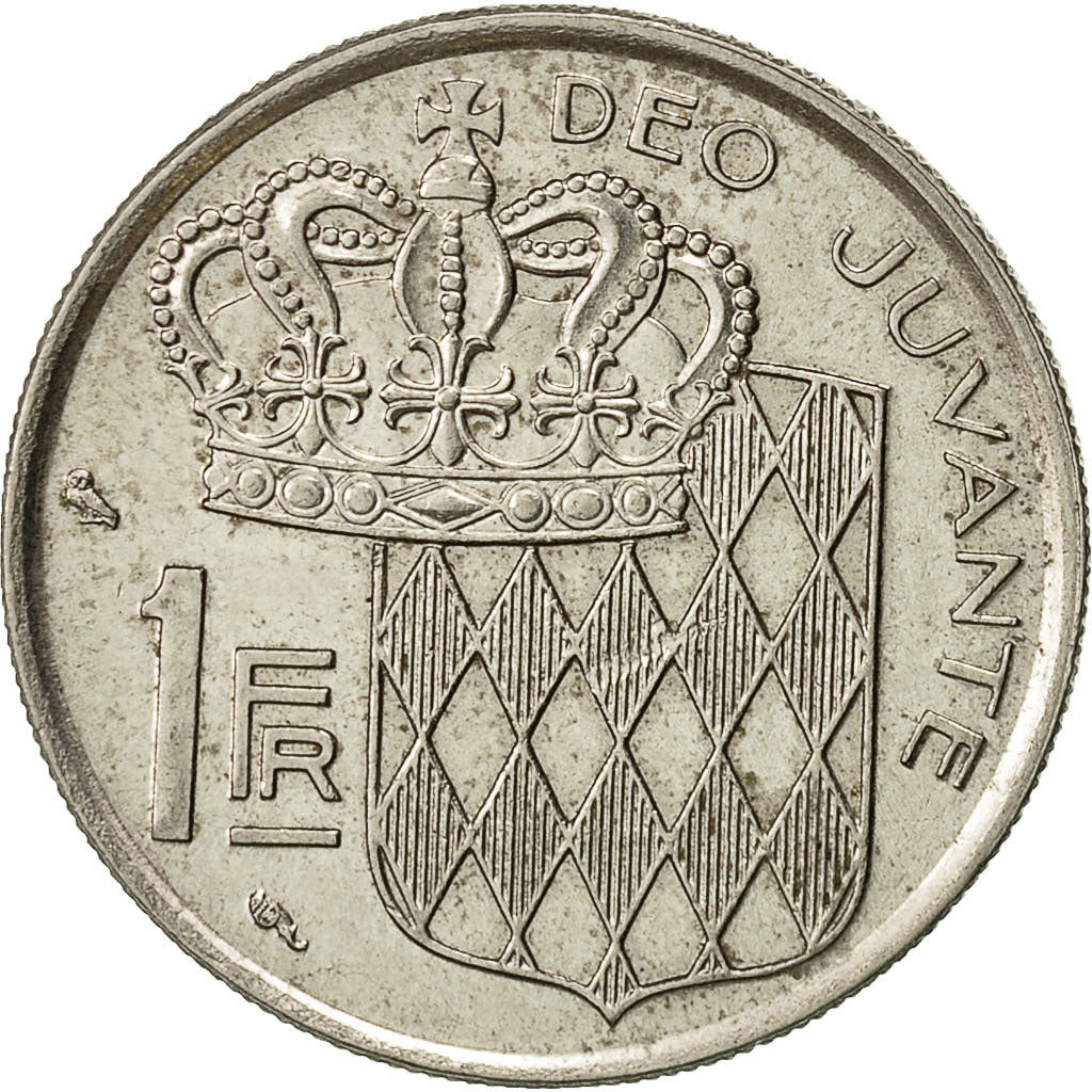 Monaco, Rainier III, Franc, 1960, EF(40-45), Nickel, KM:140, Gadoury:MC 150