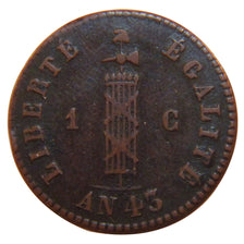 HAITI, Centime, 1846, KM #24, EF(40-45), Copper, 22, 3.00