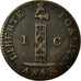 Moneda, Haití, Centime, 1846, MBC, Cobre, KM:24