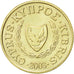 Cyprus, Cent, 2003, AU(50-53), Nickel-brass, KM:53.3