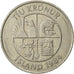 Moneta, Islandia, 10 Kronur, 1984, EF(40-45), Miedź-Nikiel, KM:29.1