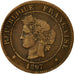 France, Cérès, 5 Centimes, 1897, Paris, EF(40-45), Bronze, KM:821.1