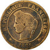 France, Cérès, 5 Centimes, 1881, Paris, VF(20-25), Bronze, KM:821.1