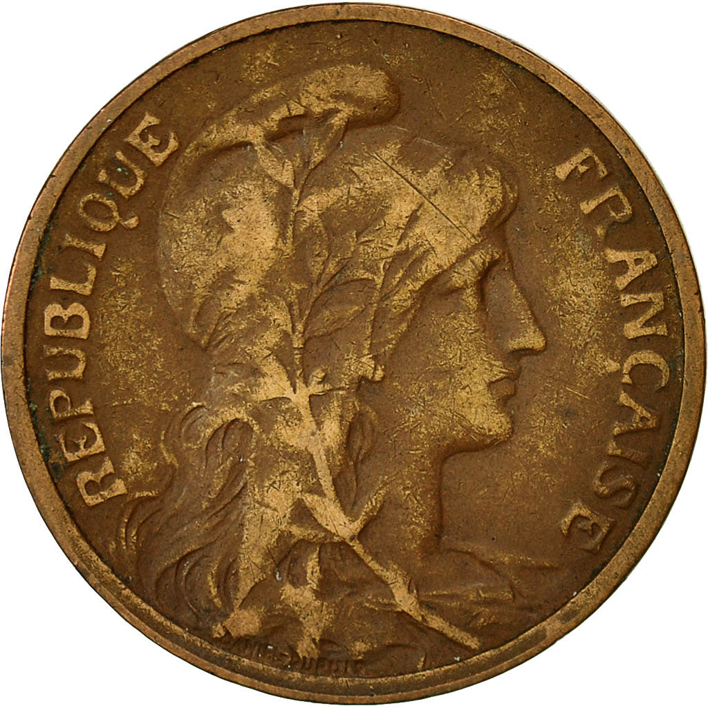 France, Dupuis, 5 Centimes, 1912, Paris, VF(30-35), Bronze, KM:842