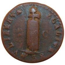 Haiti, 2 Centimes, 1841, KM #22, VF(20-25), Copper, 4.80