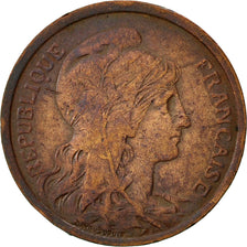 France, Dupuis, 2 Centimes, 1913, Paris, EF(40-45), Bronze, KM:841