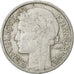 Francia, Morlon, 50 Centimes, 1947, Beaumont - Le Roger, BC+, Aluminio