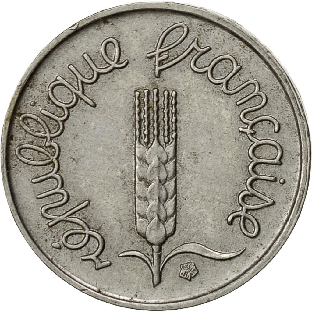 Francia, Épi, Centime, 1967, Paris, MB, Acciaio inossidabile, KM:928