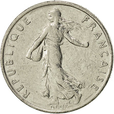 France, Semeuse, 1/2 Franc, 1987, Paris, EF(40-45), Nickel, KM:931.1