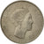 Lussemburgo, Charlotte, 5 Francs, 1962, MB+, Rame-nichel, KM:51