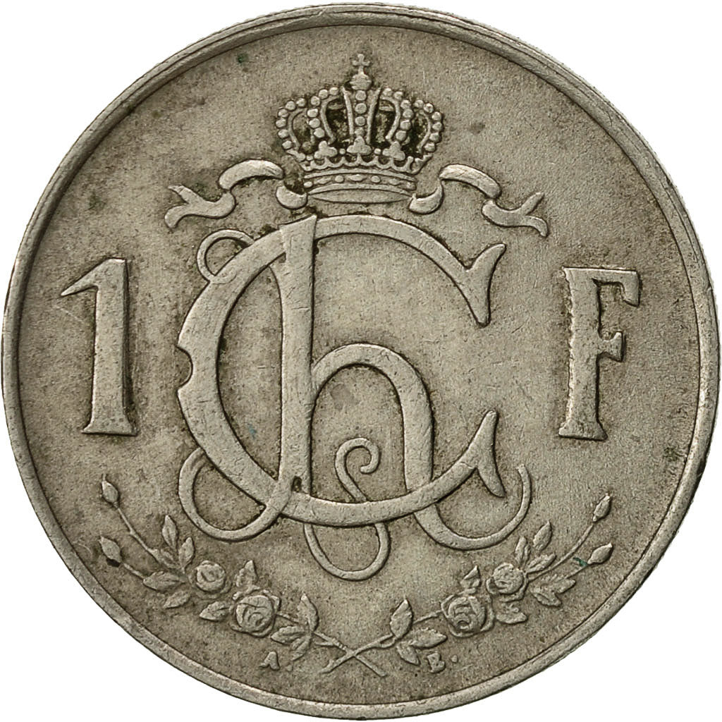 Luxembourg, Charlotte, Franc, 1952, TTB, Copper-nickel, KM:46.2