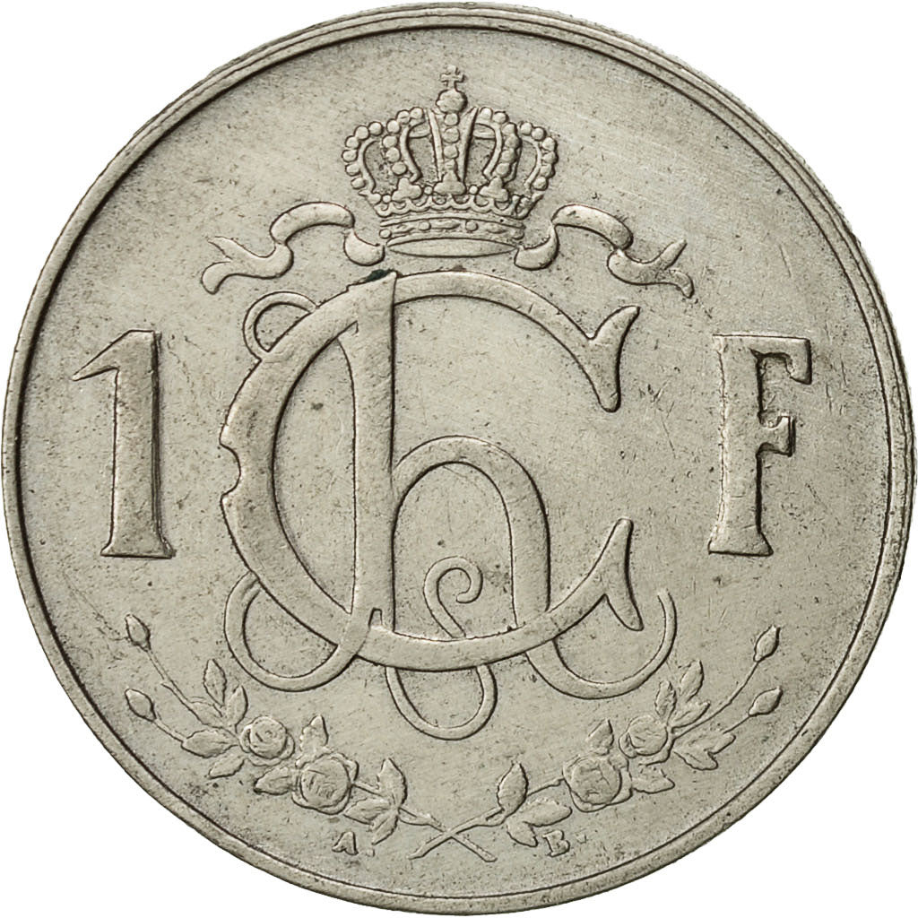 Luxembourg, Charlotte, Franc, 1964, TTB+, Copper-nickel, KM:46.2