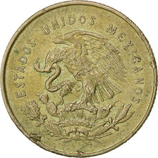 México, 25 Centavos, 1952, Mexico City, BC+, Plata, KM:443