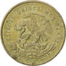 México, 25 Centavos, 1952, Mexico City, BC+, Plata, KM:443