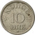 Norway, Haakon VII, 10 Öre, 1954, VF(20-25), Copper-nickel, KM:396