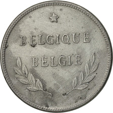 Belgium, 2 Francs, 2 Frank, 1944, VF(30-35), Zinc Coated Steel, KM:133