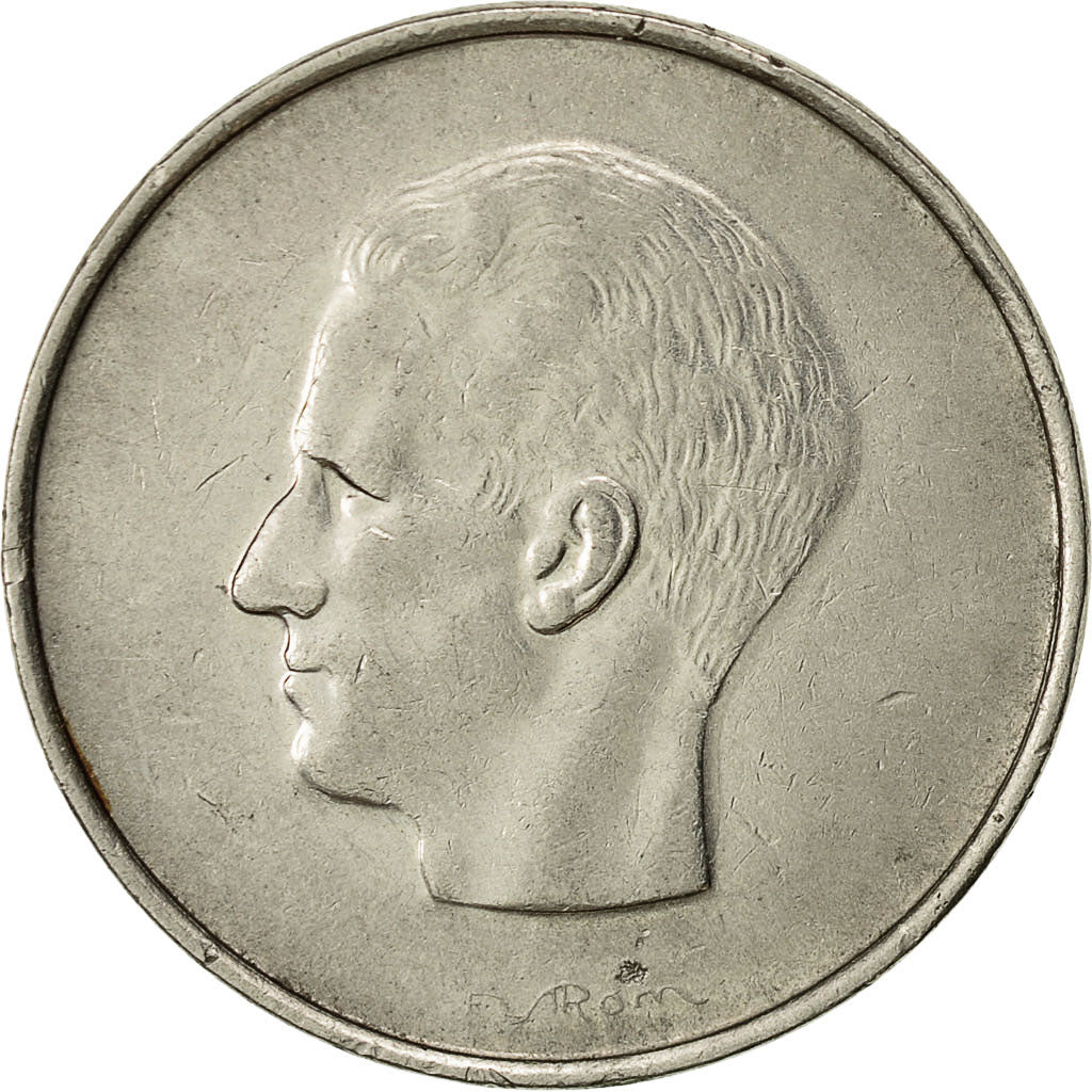 Bélgica, 10 Francs, 10 Frank, 1977, Brussels, MBC+, Níquel, KM:156.1