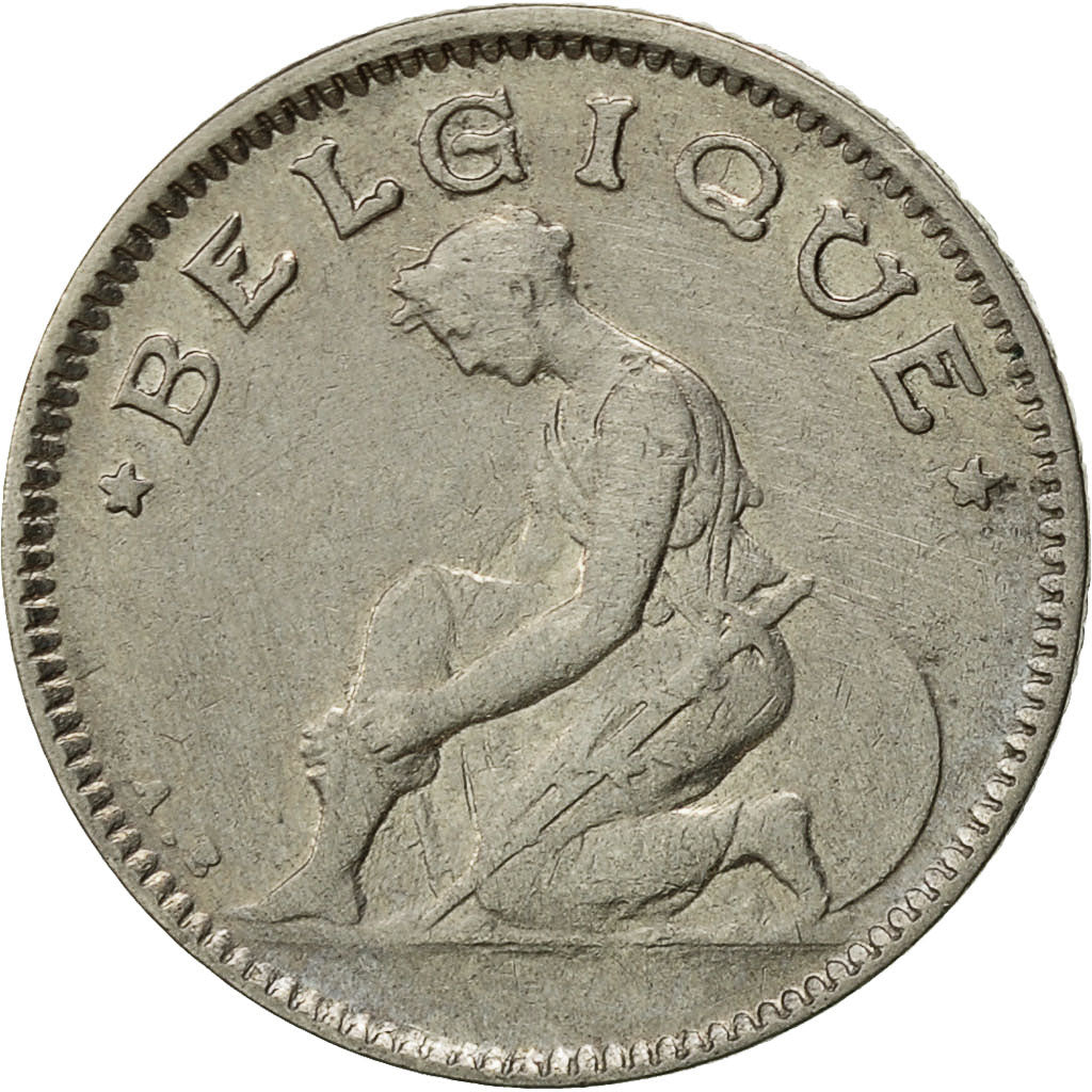 Belgium, 50 Centimes, 1930, AU(50-53), Nickel, KM:87