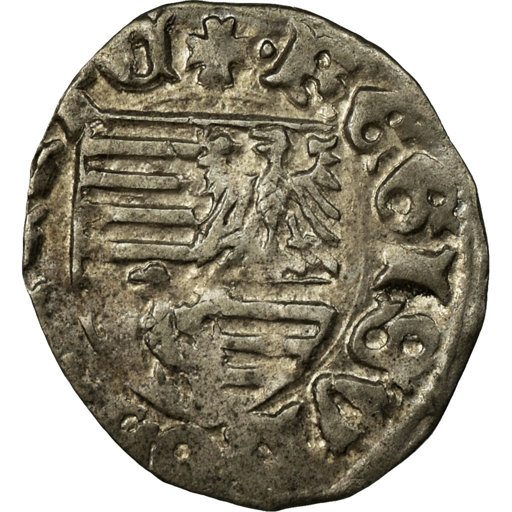 Coin, Hungary, Denarius, EF(40-45), Silver