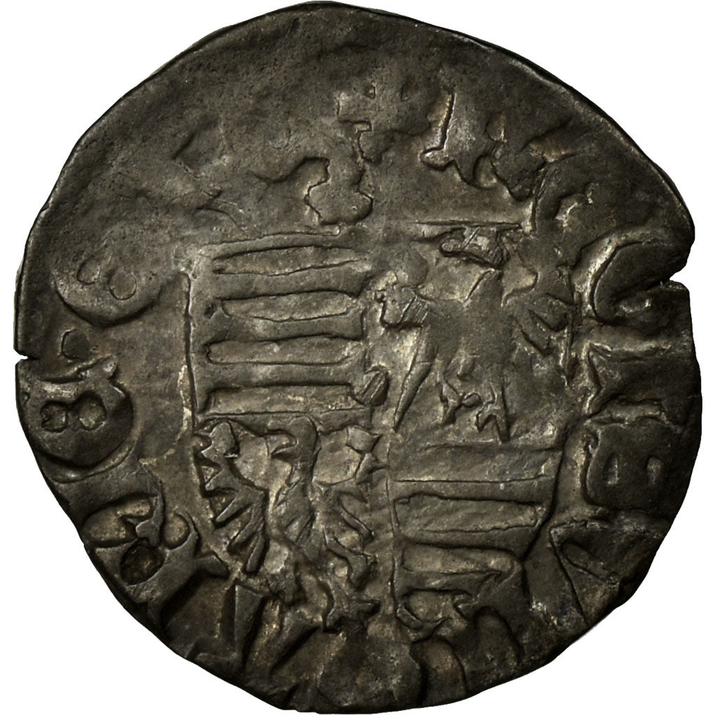 Coin, Hungary, Denarius, EF(40-45), Silver