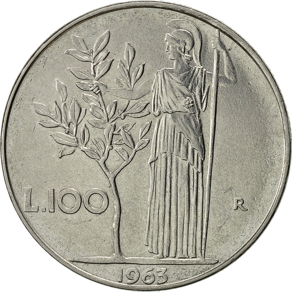 Italie, 100 Lire, 1963, Rome, SUP, Stainless Steel, KM:96.1